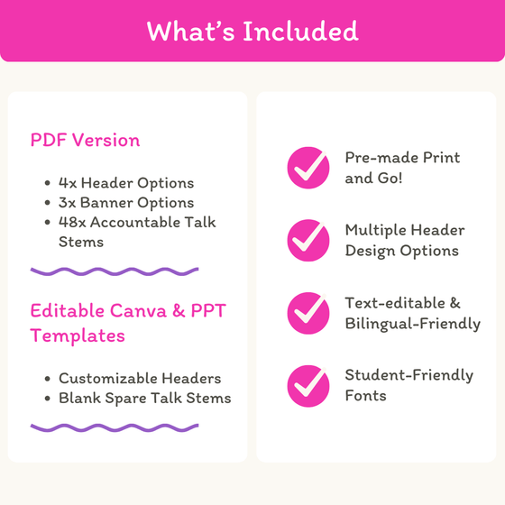 Conversation Starters - Bright Classroom Decor - Miss Jacobs Little Learners