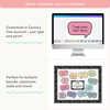 Conversation Starters - Cutesy Pastel English Decor - Miss Jacobs Little Learners