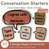 Conversation Starters - Desert Neutrals Classroom Decor - Miss Jacobs Little Learners