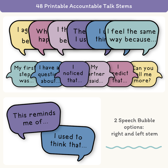 Conversation Starters - Dreamy Space Classroom Decor - Miss Jacobs Little Learners