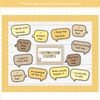 Conversation Starters - Happy Hive English Decor - Miss Jacobs Little Learners