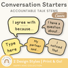 Conversation Starters - Happy Hive English Decor - Miss Jacobs Little Learners