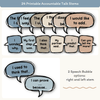 Conversation Starters - Modern Ocean Classroom Decor - Miss Jacobs Little Learners