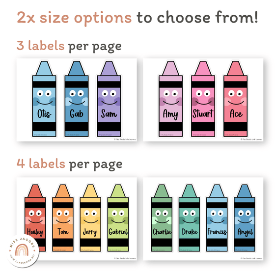 Crayons Door Display Classroom Decor - Miss Jacobs Little Learners