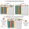 Cute Jungle Animals Hundreds Chart - Miss Jacobs Little Learners