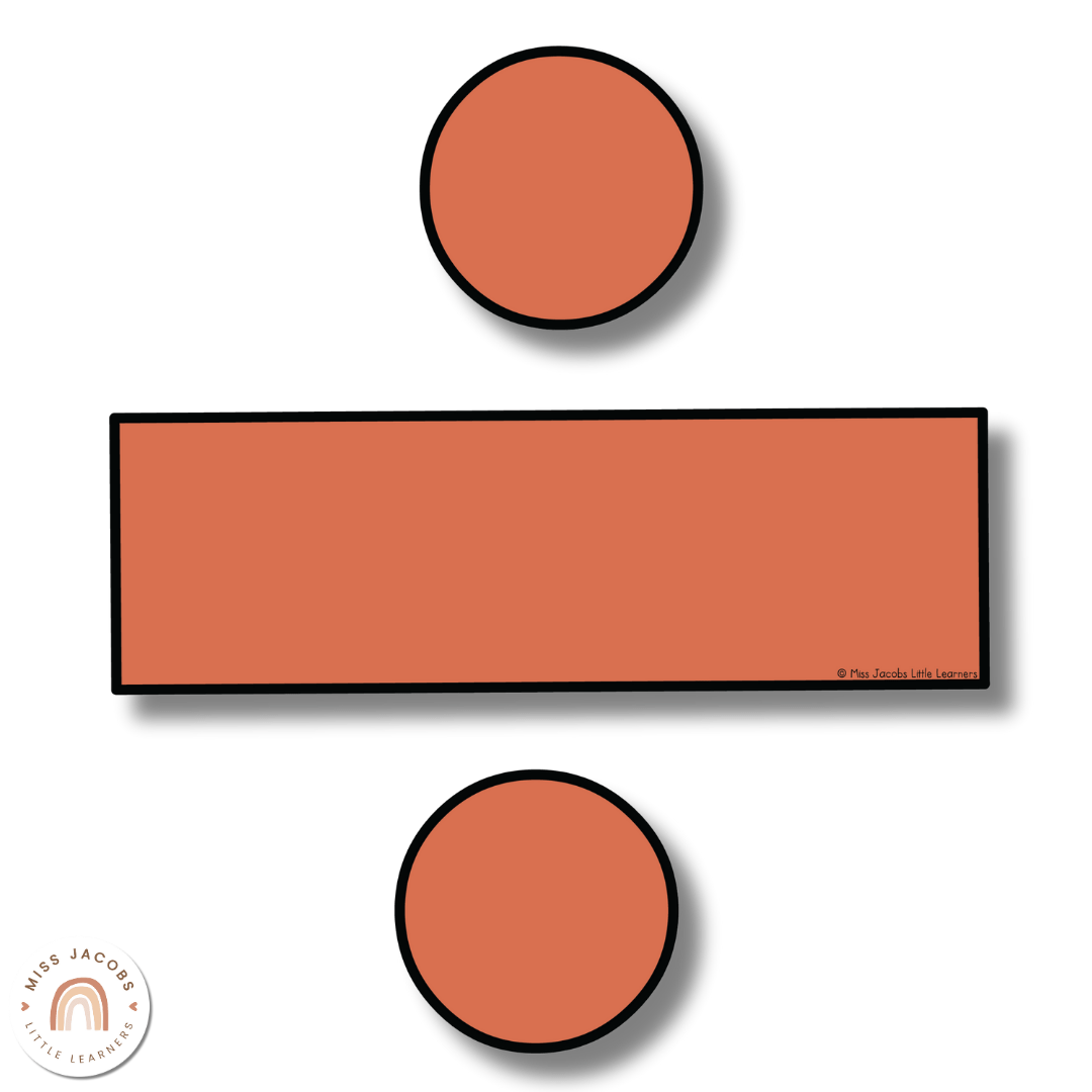 Large Math Symbols | Cute Jungle Animals