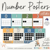 Cute Jungle Animals Math Number Posters with Ten Frames - Miss Jacobs Little Learners