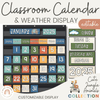 Cute Jungle Animals Safari Classroom Calendar & Weather Pocket Chart Display - Miss Jacobs Little Learners