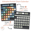 Cute Jungle Animals Safari Classroom Calendar & Weather Pocket Chart Display - Miss Jacobs Little Learners