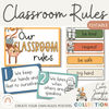 Cute Jungle Animals Safari Classroom Rules Posters - Miss Jacobs Little Learners