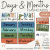 Cute Jungle Animals Safari Days and Months Flashcards - Miss Jacobs Little Learners