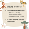 Cute Jungle Animals Safari Door Display or Bulletin Board - Miss Jacobs Little Learners