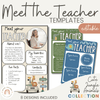 Cute Jungle Animals Safari Meet the Teacher Templates - Miss Jacobs Little Learners