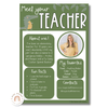 Cute Jungle Animals Safari Meet the Teacher Templates - Miss Jacobs Little Learners