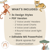 Cute Jungle Animals Safari Voice Levels Display - Miss Jacobs Little Learners