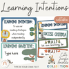 Cute Jungle Safari Animals Learning Intentions & Success Criteria Posters - Miss Jacobs Little Learners