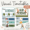 Cute Jungle Safari Animals Visual Timetable and Daily Schedule - Miss Jacobs Little Learners