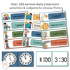 Cute Jungle Safari Animals Visual Timetable and Daily Schedule - Miss Jacobs Little Learners