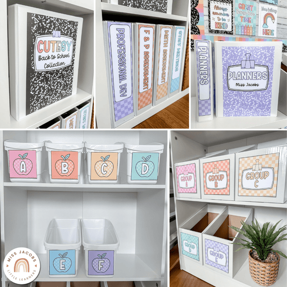 Cutesy Classroom Decor Bundle - Miss Jacobs Little Learners