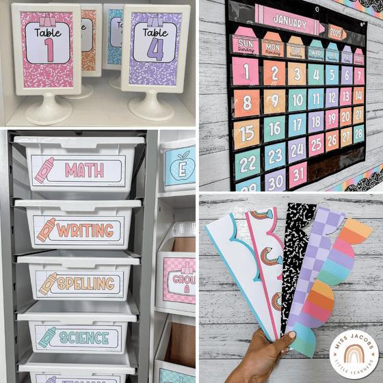 Cutesy Classroom Decor Bundle - Miss Jacobs Little Learners