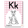 Daisy Gingham Pastels Alphabet Posters Bundle - Miss Jacobs Little Learners