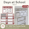 Days At School Tally Display - Australiana Classroom Decor - Miss Jacobs Little Learners