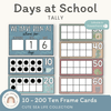 Days At School Tally Display - Cute Sea Life Classroom Decor - Miss Jacobs Little Learners