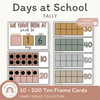 DAYS AT SCHOOL TALLY | SIMPLE BOHO - Miss Jacobs Little Learners