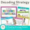 Decoding Reading Strategies - including Animal Beanie Baby Strategies | Rainbow - Miss Jacobs Little Learners