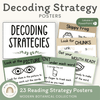 Decoding Reading Strategies - Modern Botanical Decor - Miss Jacobs Little Learners