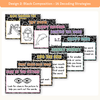 Decoding Reading Strategies Posters - Cutesy Composition Notebook English Decor - Miss Jacobs Little Learners