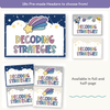 Decoding Reading Strategies Posters - Dreamy Space Theme - Miss Jacobs Little Learners