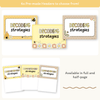 Decoding Reading Strategies Posters - Happy Hive English Decor - Miss Jacobs Little Learners