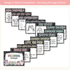 Decoding Reading Strategies Posters - Pastel Composition Notebook English Decor - Miss Jacobs Little Learners