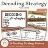 Decoding Strategy Posters | BOHO VIBES | Desert Neutrals Decor | Editable - Miss Jacobs Little Learners