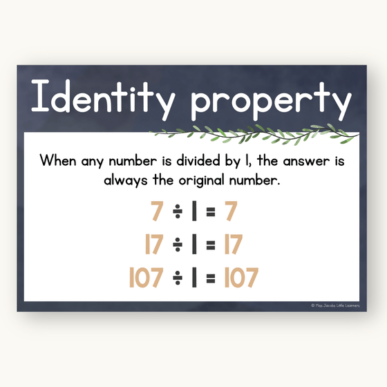 Division Strategies Posters - Boho Plants Classroom Decor - Miss Jacobs Little Learners