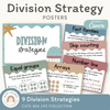 Division Strategies Posters - Cute Sea Life Classroom Decor - Miss Jacobs Little Learners