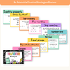 Division Strategies Posters - Cutesy Classroom Decor - Miss Jacobs Little Learners