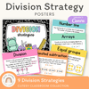 Division Strategies Posters - Cutesy Classroom Decor - Miss Jacobs Little Learners