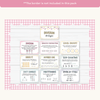 Division Strategies Posters - Daisy Gingham Pastels Classroom Decor - Miss Jacobs Little Learners