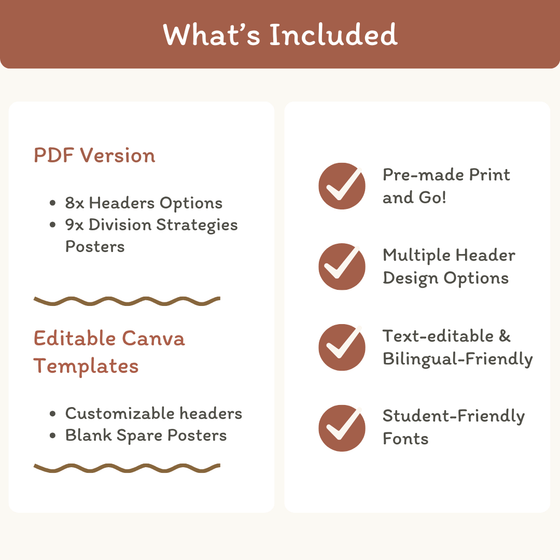 Division Strategies Posters - Desert Neutrals Classroom Decor - Miss Jacobs Little Learners