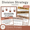 Division Strategies Posters - Desert Neutrals Classroom Decor - Miss Jacobs Little Learners