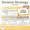 Division Strategies Posters - Happy Hive Math Decor - Miss Jacobs Little Learners