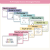 Division Strategies Posters - Pastel Classroom Decor - Miss Jacobs Little Learners