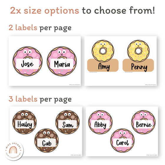 Donut Door Display Classroom Decor - Miss Jacobs Little Learners
