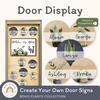 Door Display - Boho Plants Classroom Decor - Miss Jacobs Little Learners