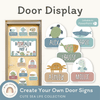 Door Display - Cute Sea Life Classroom Decor - Miss Jacobs Little Learners