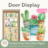 Door Display - Modern Cactus Classroom Decor - Miss Jacobs Little Learners