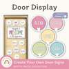 Door Display - Spotty Pastel Classroom Decor - Miss Jacobs Little Learners