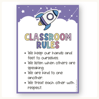 Editable Classroom Posters Template - Dreamy Space Decor – Miss Jacobs ...